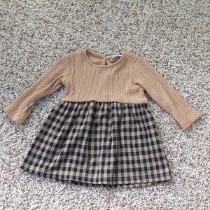 Zara 12-18M Plaid Dress
